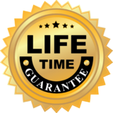 LIFETIME GUARANTEE LOGO VECTORIZED