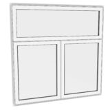 TWIN MULL - SINGLE TRANSOM ABOVE