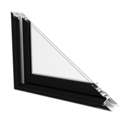 2-TONE BLACK ANGLE CUT